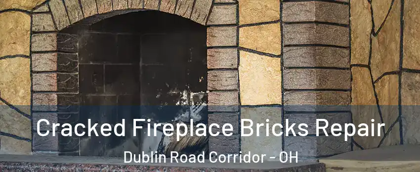 Cracked Fireplace Bricks Repair Dublin Road Corridor - OH