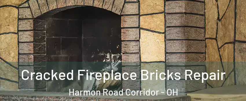 Cracked Fireplace Bricks Repair Harmon Road Corridor - OH