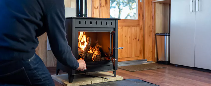 Open Hearth Wood Fireplace Installation in 18th and East Broad, OH