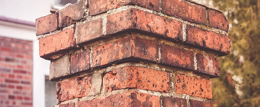 Cracked Chimney Bricks Repair Cost in 18th and East Broad, Ohio