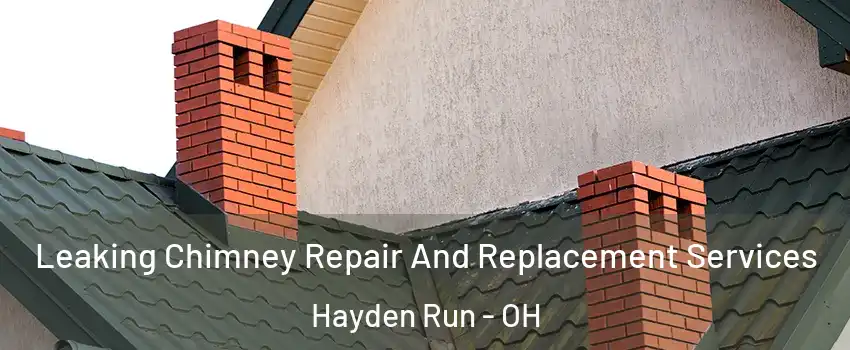 Leaking Chimney Repair And Replacement Services Hayden Run - OH