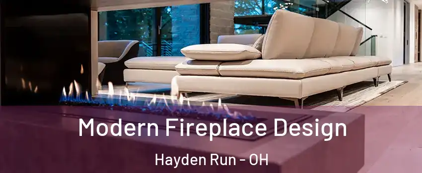 Modern Fireplace Design Hayden Run - OH